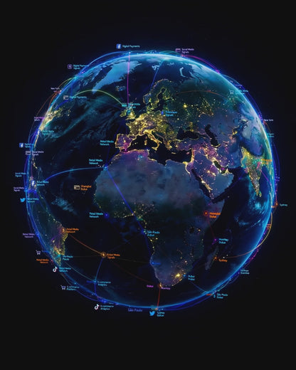 THE FUTURE OF DIGITAL BUSINESS 2034 Global Market Intelligence, AI Forecasts, CAGR Models & Strategic Decision Suite 397-page report • 30-slide UHD PowerPoint • 12-sheet forecast workbook • 219 high-resolution visuals • 177 research sources