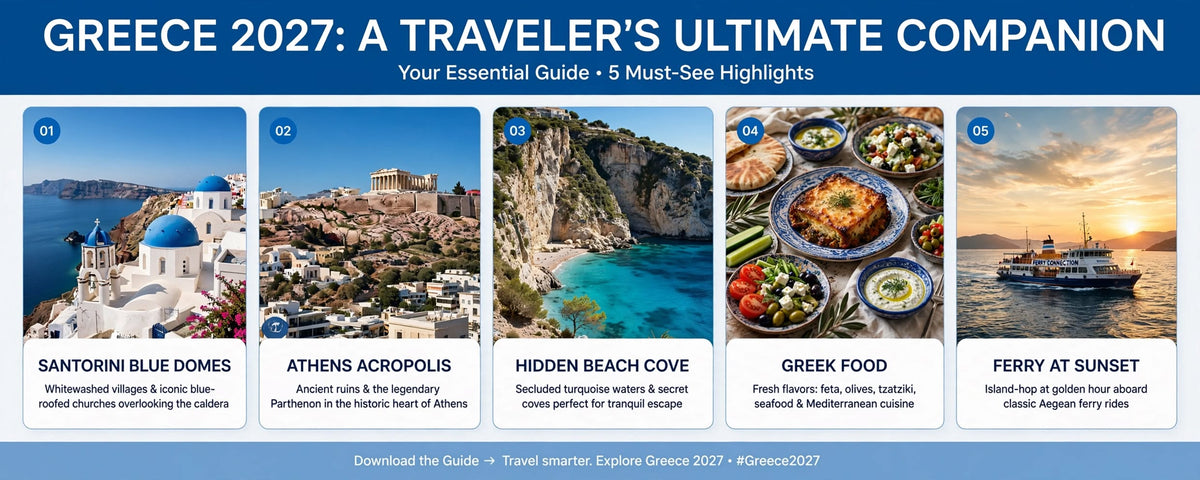 GREECE + A 2027 TRAVELER’S ULTIMATE COMPANION GUIDE DIGITAL E-BOOK 453 PAGES $24.00 CAD